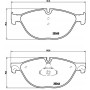 FK20126 KAISHIN Комплект гальмівних колодок дисковий гальм