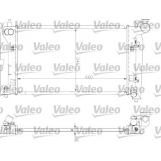 734851 VALEO Радіатор охолодження двигуна