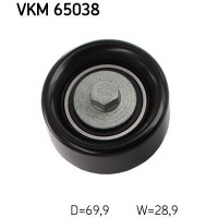 VKM 65038 SKF Паразитный / ведущий ролик, Поліклиновий ремінь
