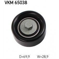 VKM 65038 SKF Паразитный / ведущий ролик, Поліклиновий ремінь
