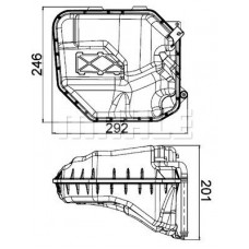 CRT 9 000S MAHLE Компенсаційний бак охолоджувальна рідина
