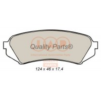 704-17048P IAP QUALITY PARTS Комплект гальмівних колодок дисковий гальм