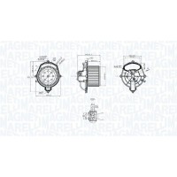 069412266010 MAGNETI MARELLI Вентилятор салону