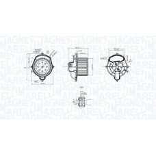 069412266010 MAGNETI MARELLI Вентилятор салону
