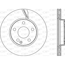 BDR2200.20 OPEN PARTS Гальмівний диск