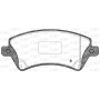 BPA0822.12 OPEN PARTS Комплект гальмівних колодок дисковий гальм