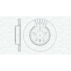 361302040208 MAGNETI MARELLI Гальмівний диск
