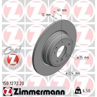 150.1272.20 ZIMMERMANN Гальмівний диск