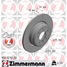 150.1272.20 ZIMMERMANN Гальмівний диск