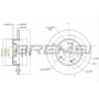 CD6124S BREMSI Гальмівний диск