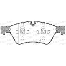 BPA1179.00 OPEN PARTS Комплект гальмівних колодок дисковий гальм