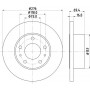 8DD 355 107-421 HELLA PAGID Гальмівний диск