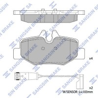 SP1896 Hi-Q Комплект гальмівних колодок дисковий гальм