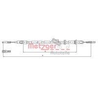 10.9444 METZGER Тросик, cтояночный тормоз