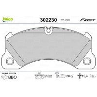 302230 VALEO КомплеК т гальмівних колодок, дискове гальмо
