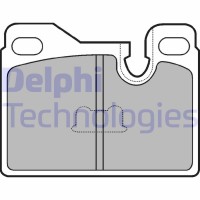 LP486 DELPHI Комплект гальмівних колодок дисковий гальм