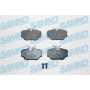 5SP303 SAMKO Комплект гальмівних колодок дисковий гальм