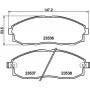 8DB 355 009-381 HELLA PAGID Комплект гальмівних колодок дисковий гальм