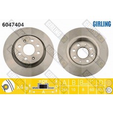 6047404 GIRLING Гальмівний диск