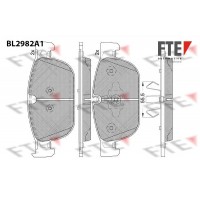 BL2982A1 FTE Комплект гальмівних колодок дисковий гальм