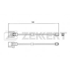 BS-8023 ZEKKERT Сигналізатор зносу гальмівних колодок