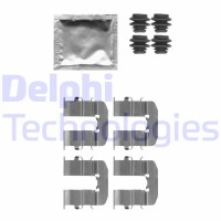 LX0512 DELPHI Комплектуючі колодки дискового гальма