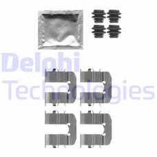 LX0512 DELPHI Комплектуючі колодки дискового гальма
