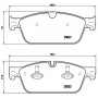 P 50 102X BREMBO Комплект гальмівних колодок дисковий гальм