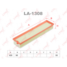 LA-1308 LYNXauto Повітряний фільтр