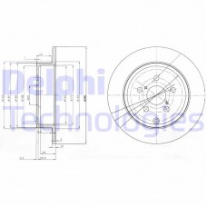 BG3912 DELPHI Гальмівний диск