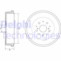 BF545 DELPHI Гальмівний барабан