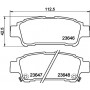 8DB 355 010-311 HELLA Комплект гальмівних колодок дисковий гальм