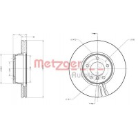 6110208 METZGER Гальмівний диск
