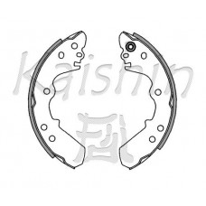 K4452 KAISHIN Комплект гальмівних колодок