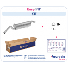 FS25547 Faurecia Глушник вихлопних газів кінцевий