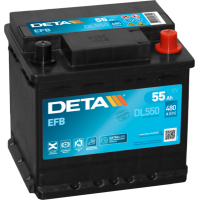 DL550 DETA Стартерна акумуляторна батарея
