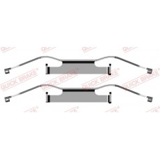109-1680 QUICK BRAKE Комплектуючі колодки дискового гальма