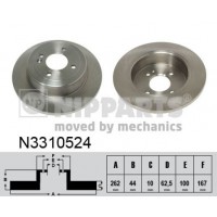 N3310524 NIPPARTS Гальмівний диск