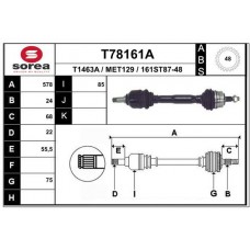 T78161A EAI Привідний вал