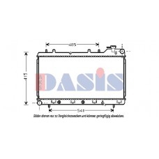 350180N AKS DASIS Радіатор охолодження двигуна