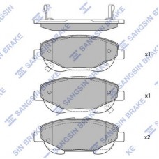 SP1579 Hi-Q Комплект гальмівних колодок дисковий гальм