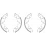 MSK002 MINTEX Комплект гальмівних колодок