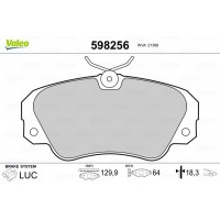 598256 VALEO Комплект гальмівних колодок дисковий гальм