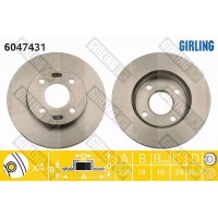 6047431 GIRLING Гальмівний диск