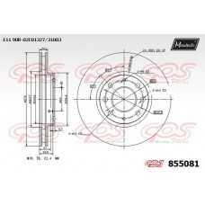 855081 MAXTECH Гальмівний диск
