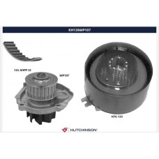 KH 139WP107 HUTCHINSON Водяний насос комплект зубчастого ременя