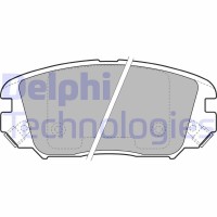 LP1974 DELPHI Комплект гальмівних колодок дисковий гальм