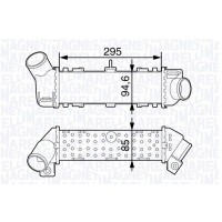 Интеркулер MAGNETI MARELLI 351319203260