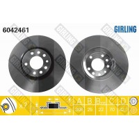 6042461 GIRLING Гальмівний диск