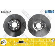 6042461 GIRLING Гальмівний диск